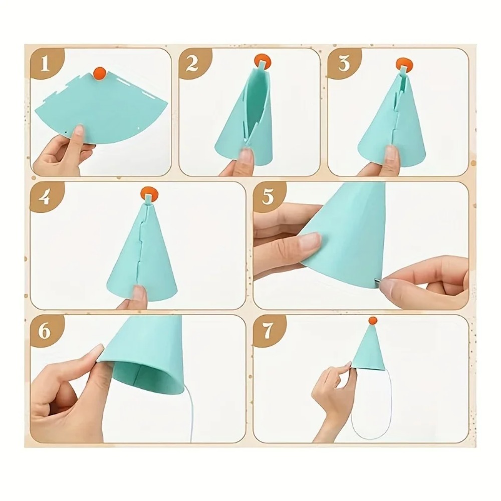 6 pcs Mini Party Hats: Lightwe - Party Hat Cone のレビューと価格