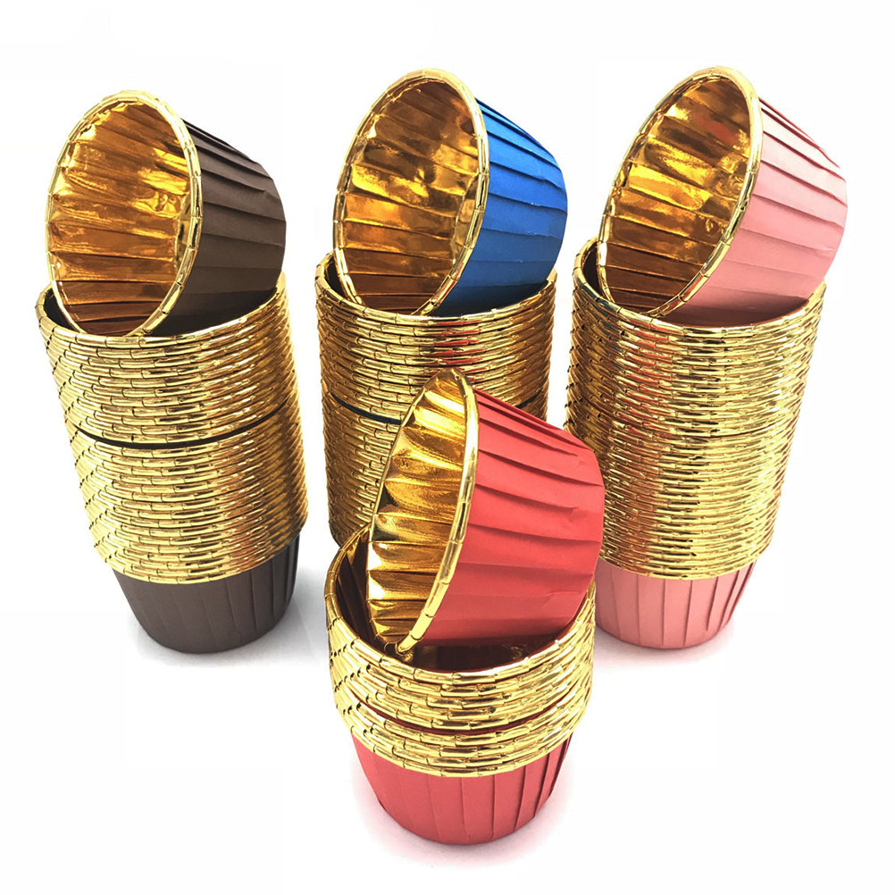 50pcs Colored Hemming Cake Cup - Plastic Cup 50Pcs のレビューと価格
