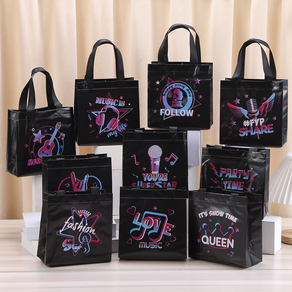 10Pcs Black Let's Rock Music T - Event Party Shop のレビューと価格