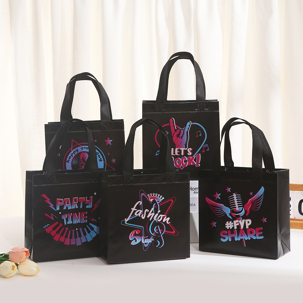 10Pcs Black Let's Rock Music T - Event Party Shop のレビューと価格