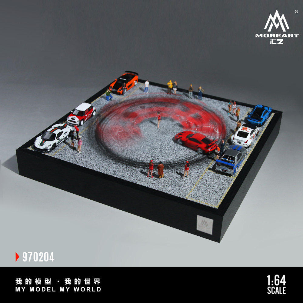MoreArt 1:64 Car Drift Turntab - Event Support のレビューと価格