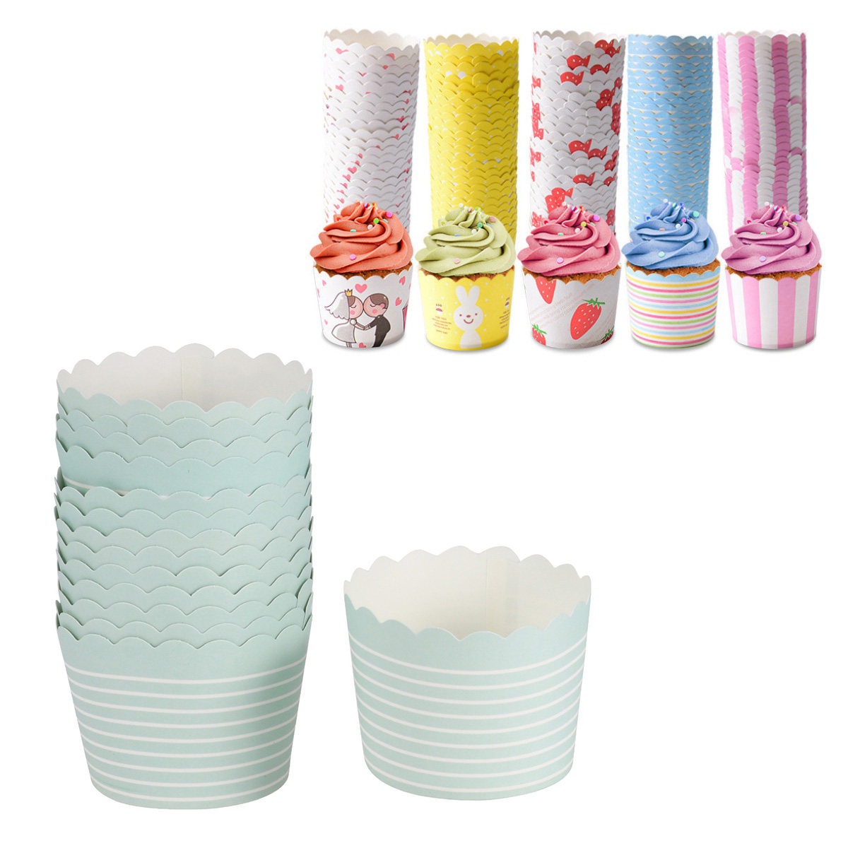50pcs Paper Paper Dessert Bowl - Plastic Cup 50Pcs のレビューと価格