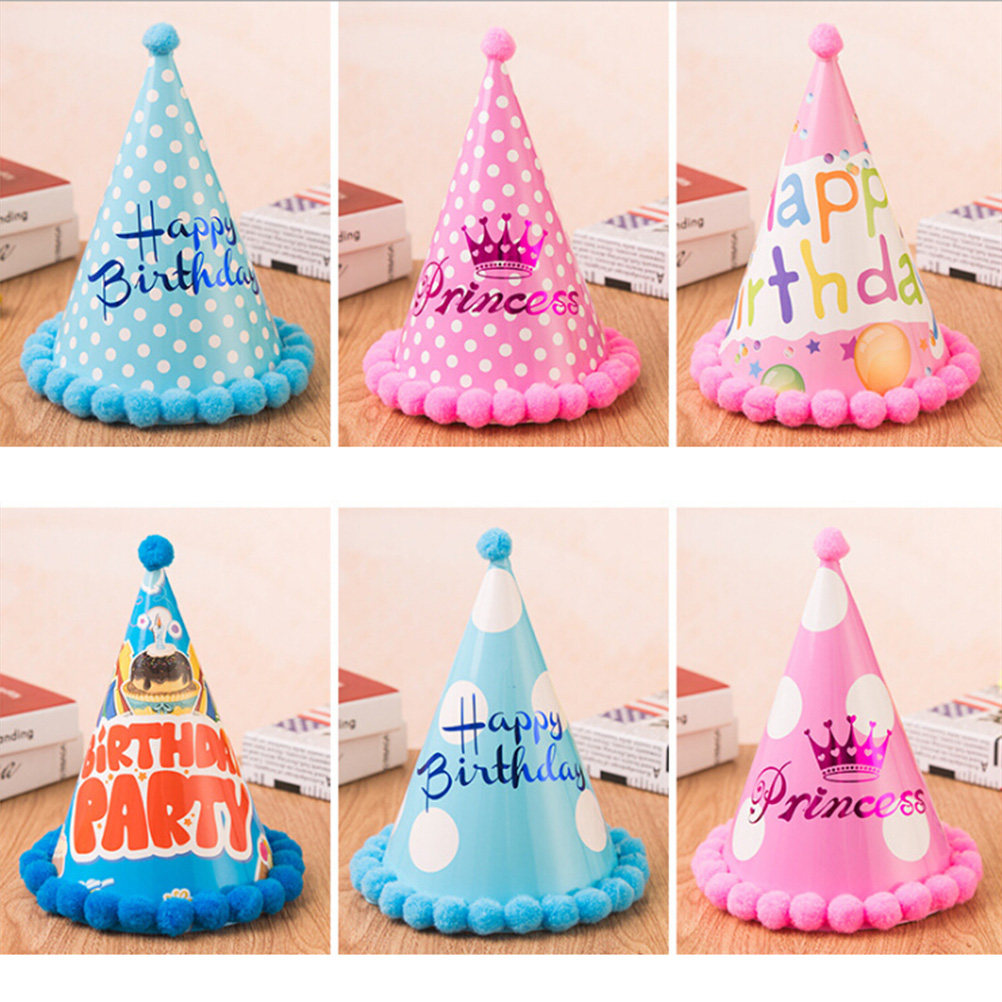12Pcs Birthday Party Hats Colo - Party Hat Cone のレビューと価格
