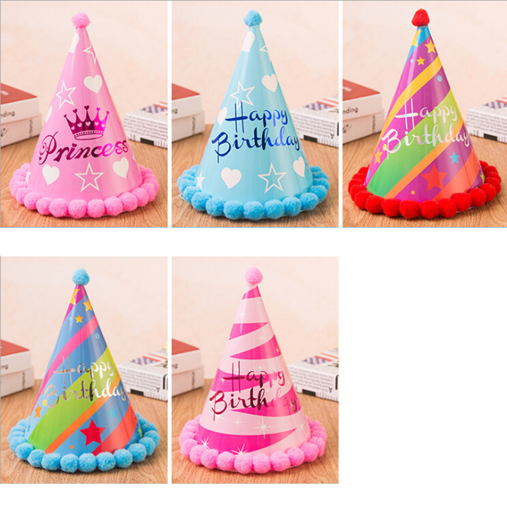 12Pcs Birthday Party Hats Colo - Party Hat Cone のレビューと価格