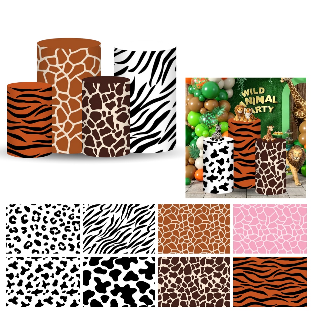 Safari Cylinder Pedestal Stand - Dessert Table Backdrop のレビューと価格