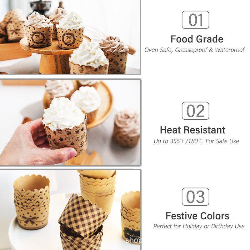 50Pcs/Pack Cupcake Paper Cups  - Plastic Cup 50Pcs のレビューと価格