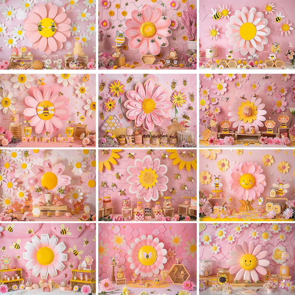 Mocsicka Sweet Daisy Girl Birt - Dessert Table Backdrop のレビューと価格