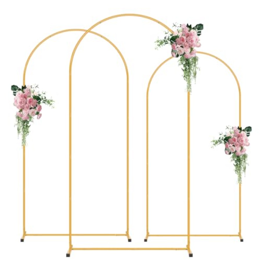 Metal Arch Backdrop Stand Set  - Balloon Arch Kit のレビューと価格