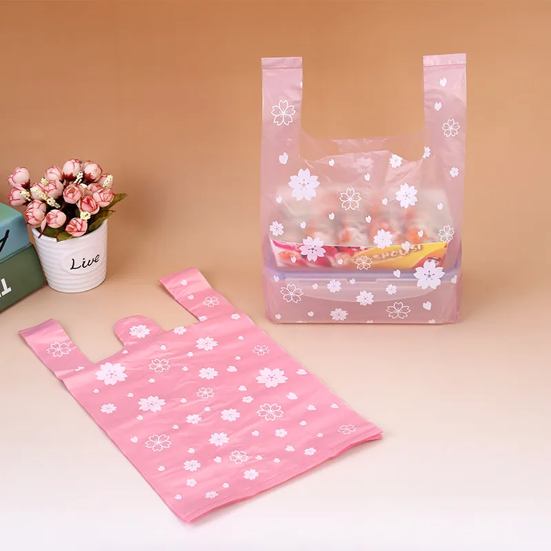 100Pcs/bag Pink Sakura Vest Ba - Event Party Shop のレビューと価格