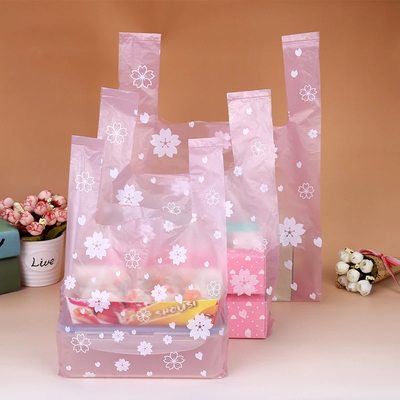 100Pcs/bag Pink Sakura Vest Ba - Event Party Shop のレビューと価格