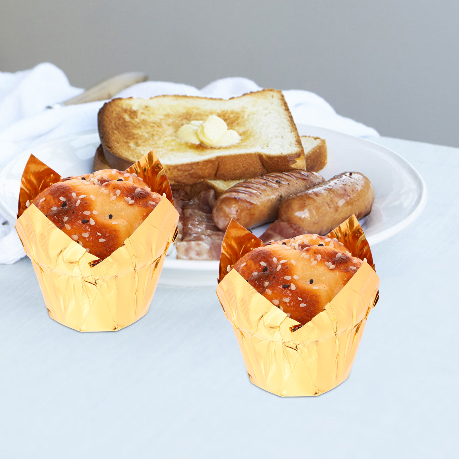 50Pcs Heat-Resistant Paper Cak - Plastic Cup 50Pcs のレビューと価格