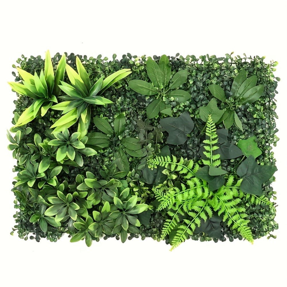 1PC Artificial Simulation Gree - Flower Wall Panel のレビューと価格