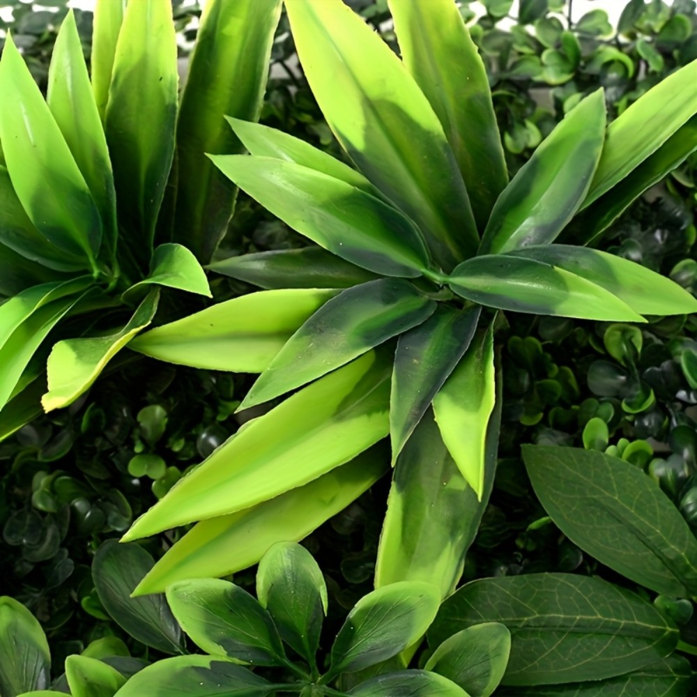 1PC Artificial Simulation Gree - Flower Wall Panel のレビューと価格
