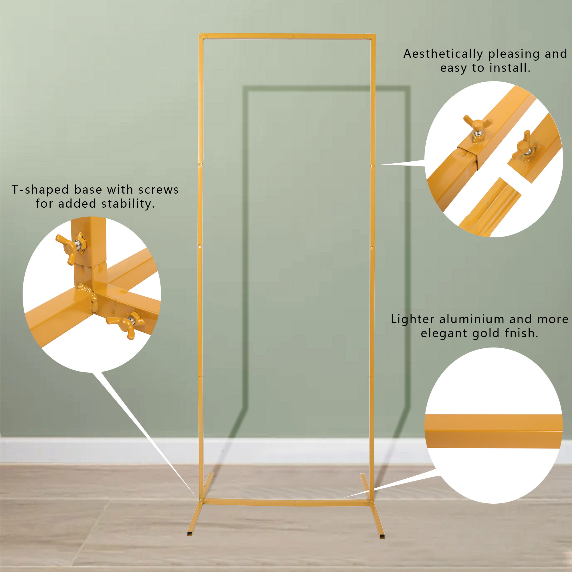 Wedding Arch Metal Iron Backdr - Balloon Arch Kit のレビューと価格