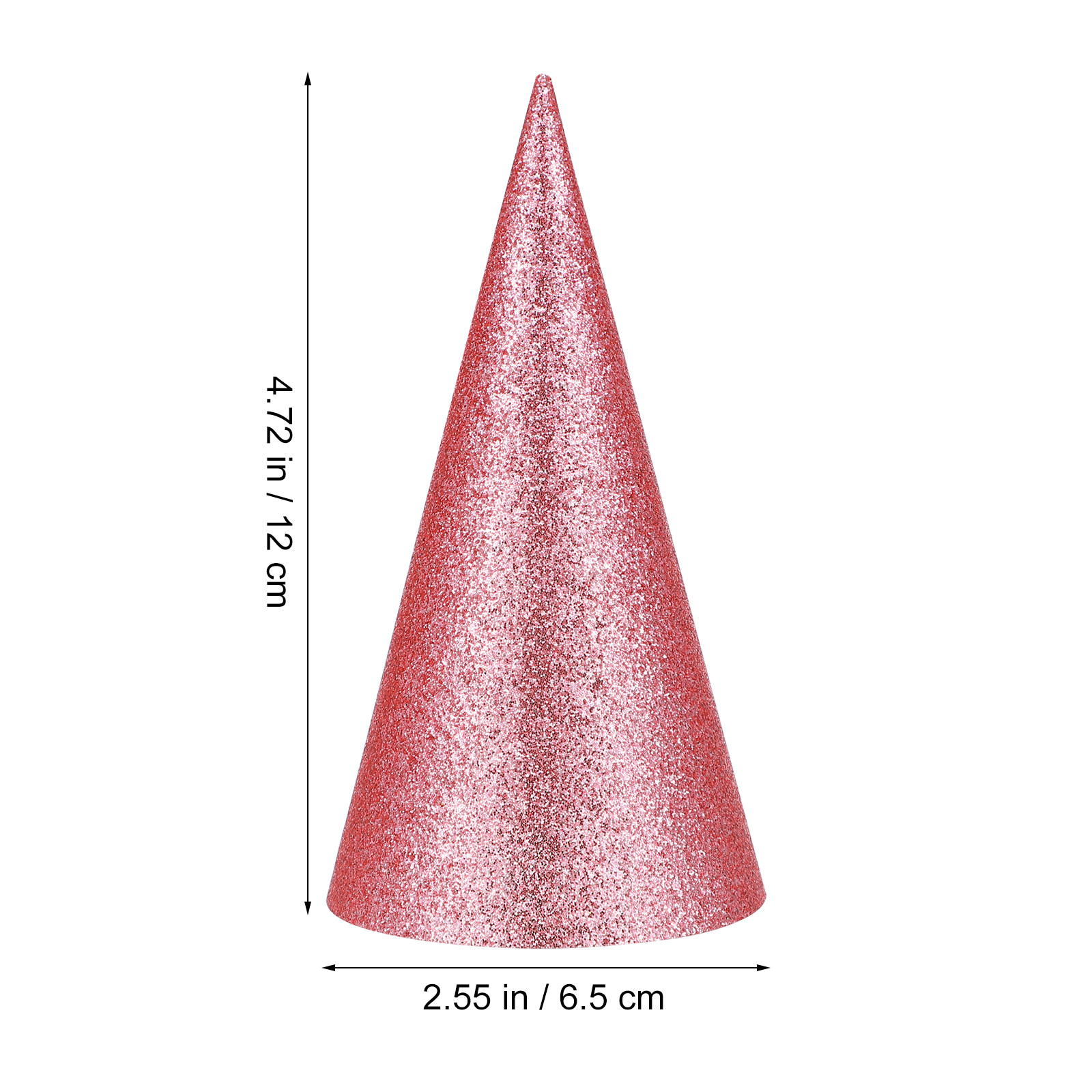 12Pcs Glitter Birthday Cone Ha - Party Hat Cone のレビューと価格
