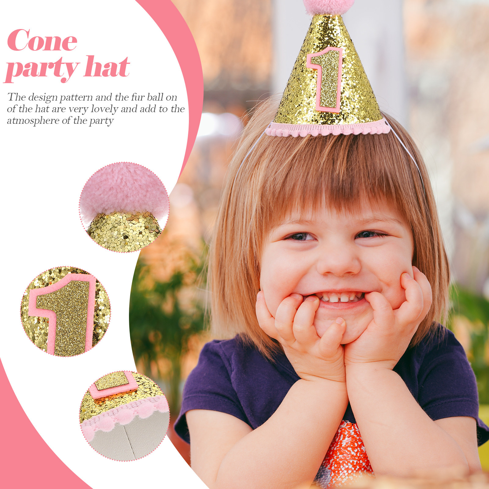 Premium Cloth Birthday Party C - Party Hat Cone のレビューと価格