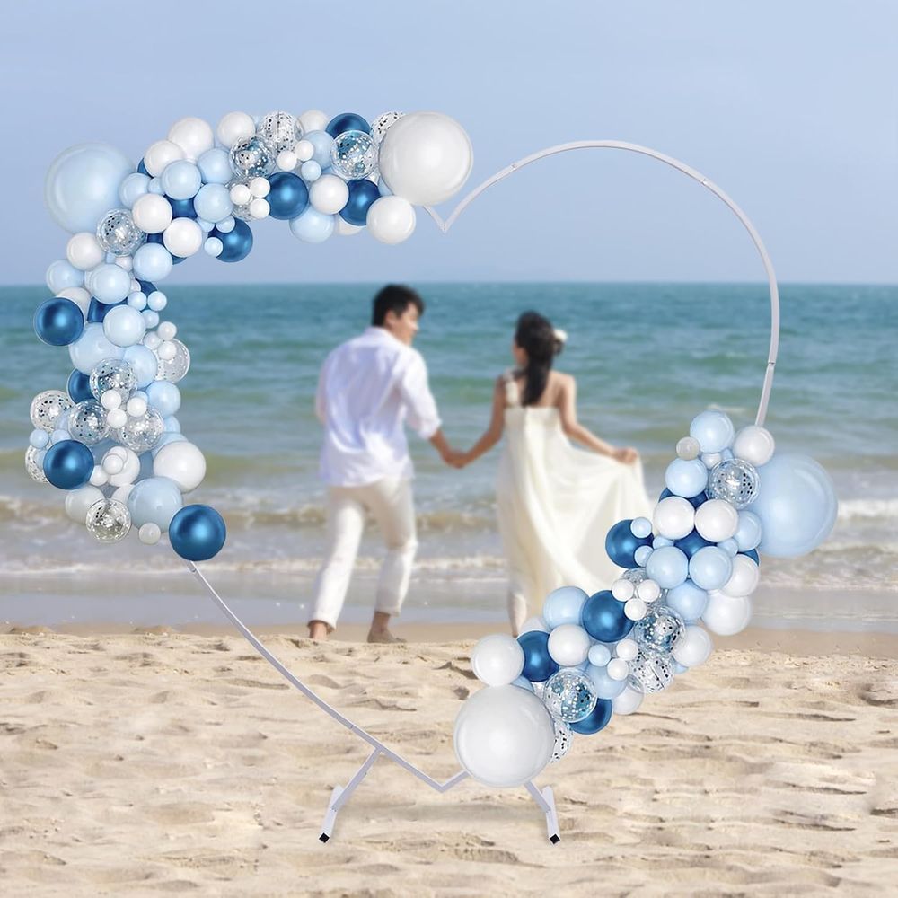 Heart-Shaped Wedding Arch Stan - Balloon Arch Kit のレビューと価格