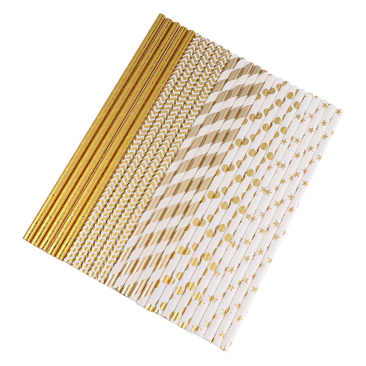 50Pcs Heart Paper Straws Biode - Paper Straw Color のレビューと価格