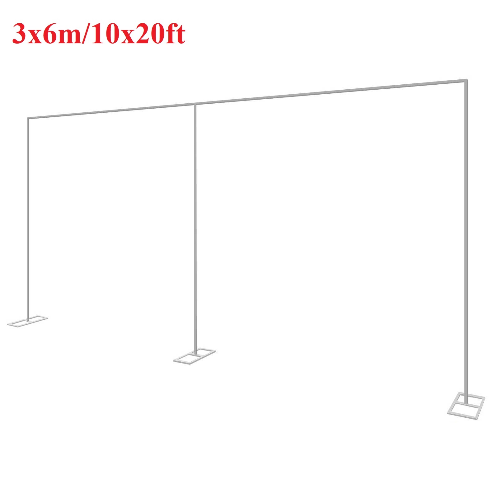 3x6m/10x20ft Metal Wedding Arc - Balloon Arch Kit のレビューと価格
