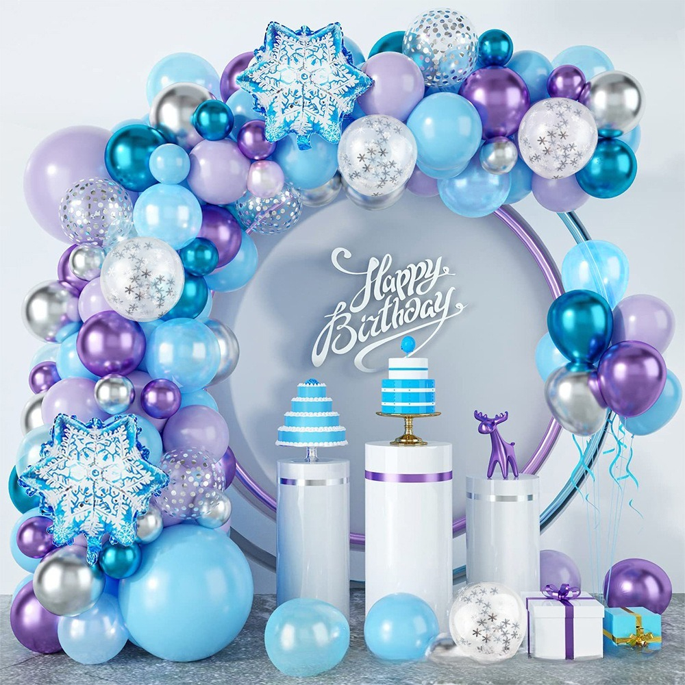 Winter Wonderland Snowflake Ba - Balloon Arch Kit のレビューと価格