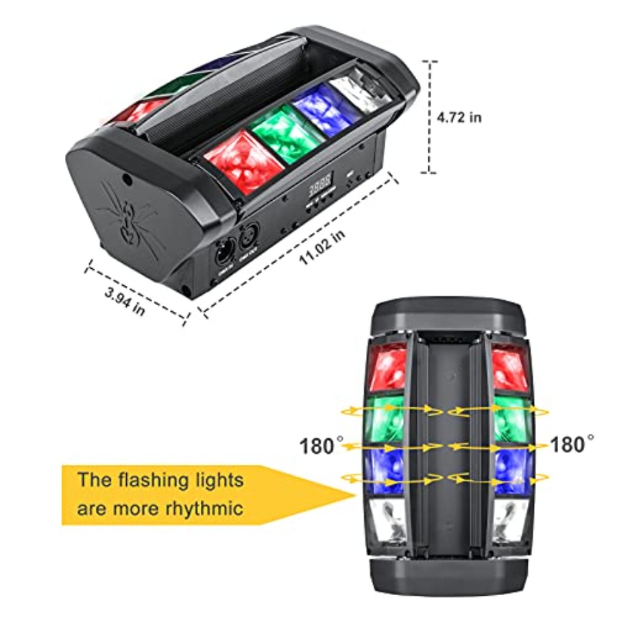 RGBW Moving Head DJ Light LED  - Event Party Dj のレビューと価格