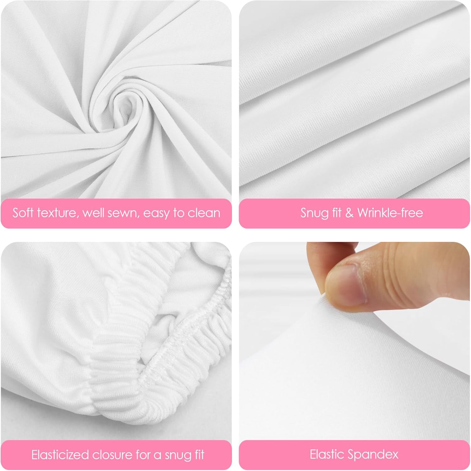Yeele 1PCS/3PCS/5PCS White Cyl - Dessert Table Backdrop のレビューと価格
