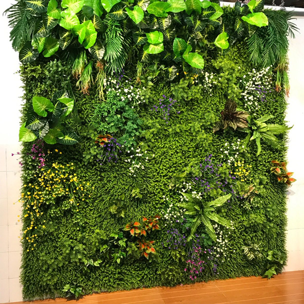 Artificial Plant Wall Reusable - Flower Wall Panel のレビューと価格