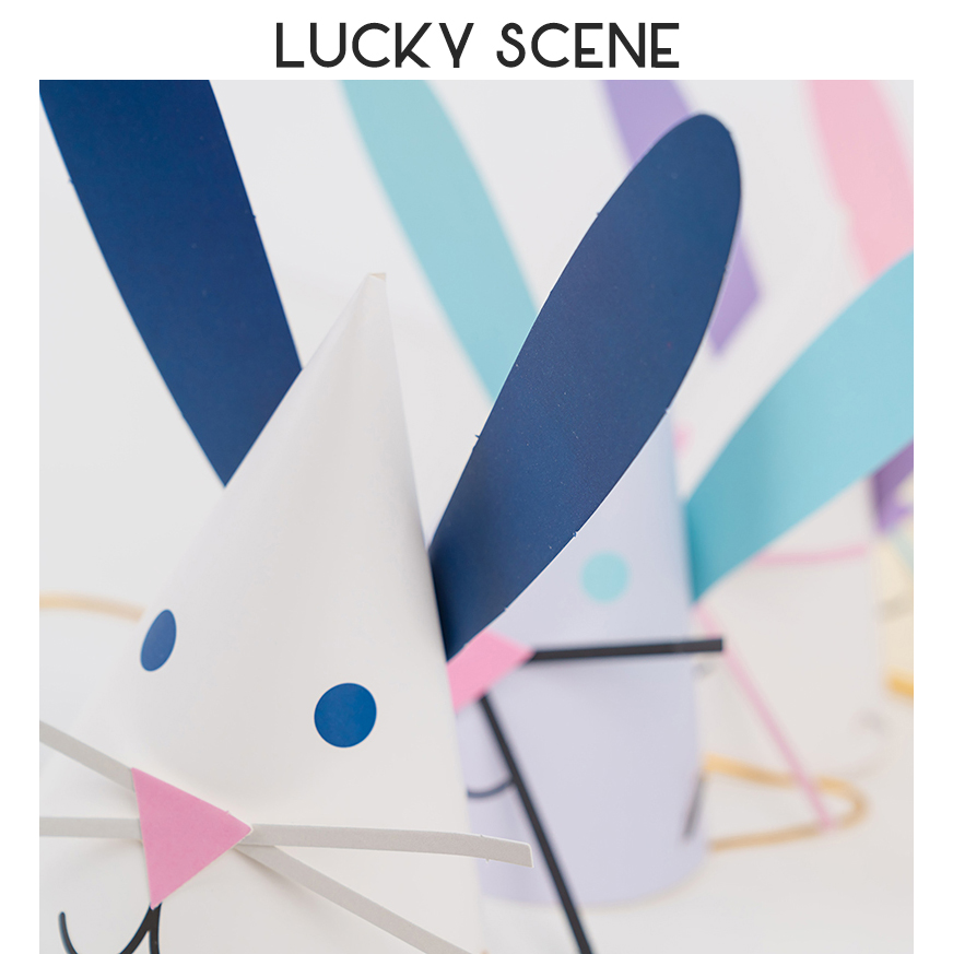 Bunny Ears Birthday Hat Cute B - Party Hat Cone のレビューと価格