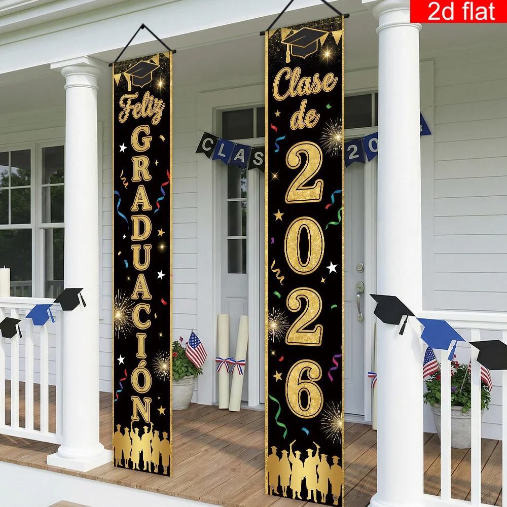 Feliz Graduacion Class of 2026 - Party Banner Gold のレビューと価格