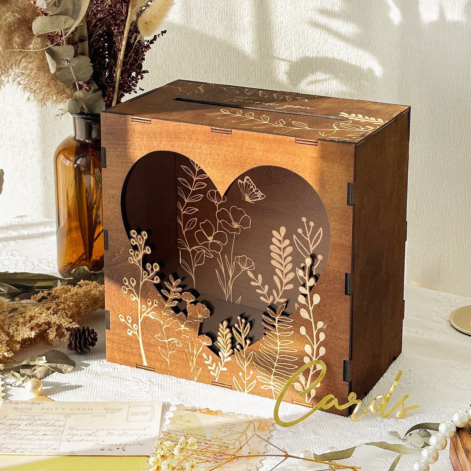 OurWarm Heart Window Card Box, - Event Party Box のレビューと価格