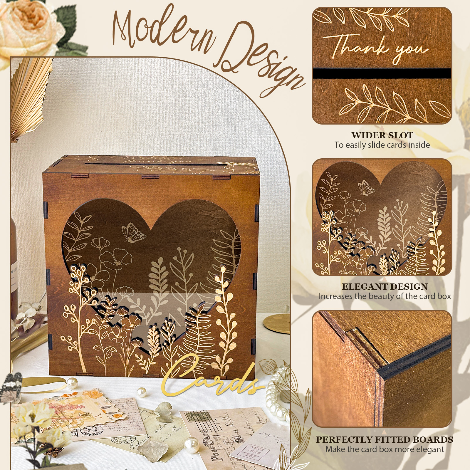 OurWarm Heart Window Card Box, - Event Party Box のレビューと価格